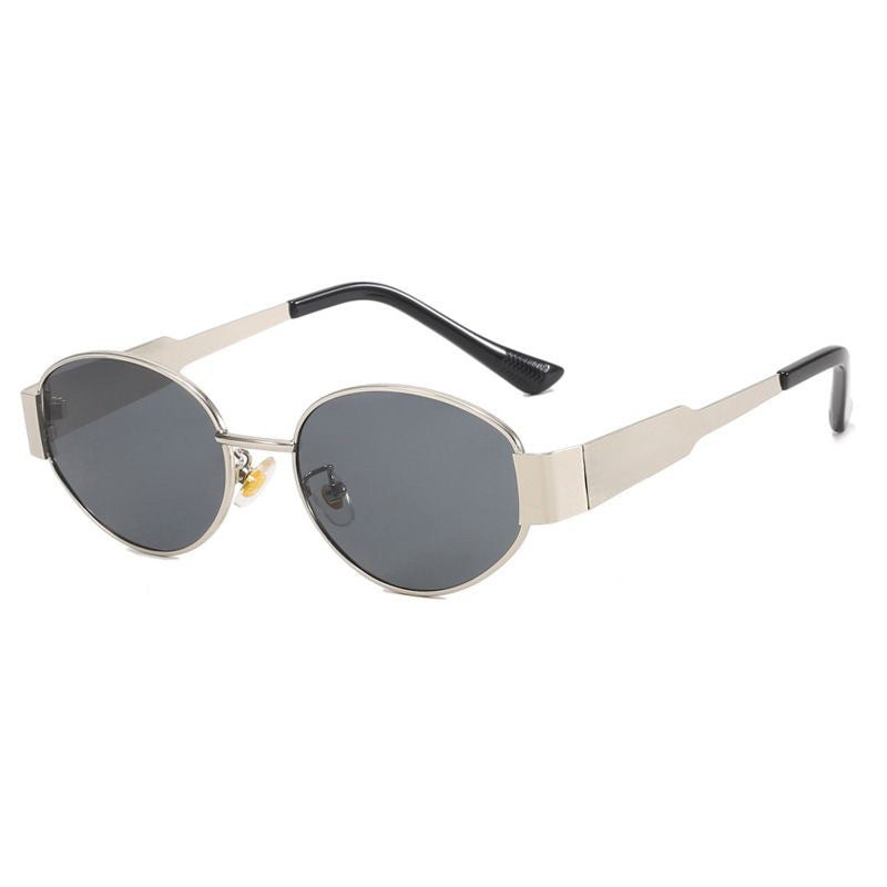 Lunettes de soleil ovales rétro – Œil de chat années 90, unisexe, verres UV400, style vintage été