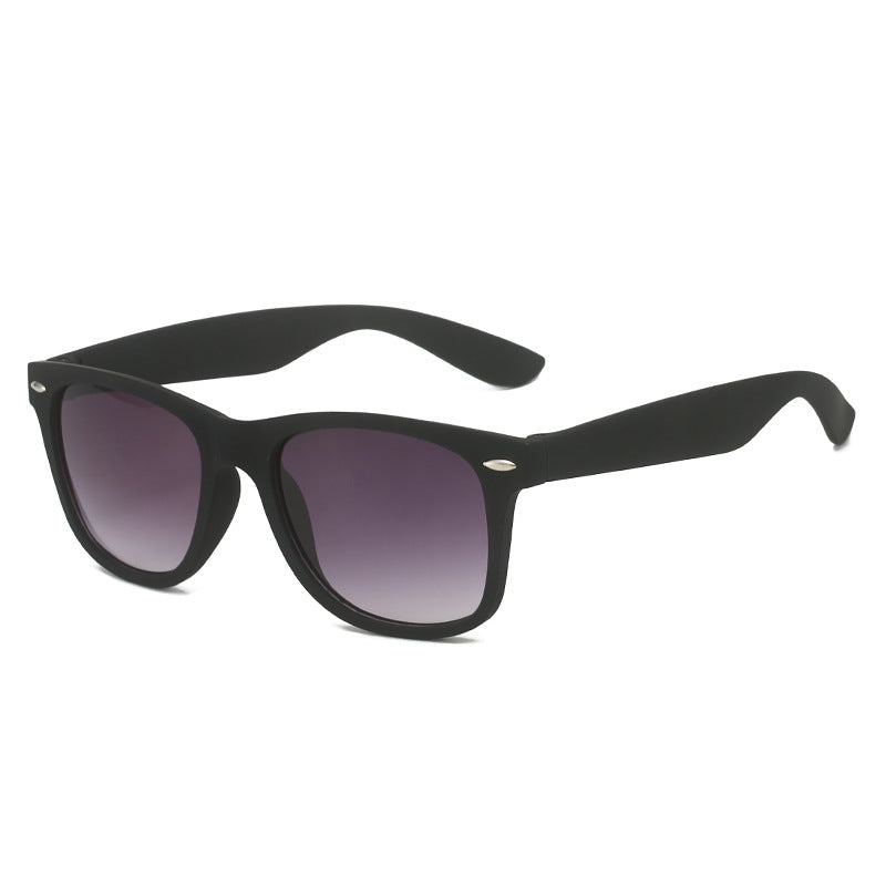 Lunettes de soleil rétro vintage style 80's – Unisexe – Look geek tendance – Étui inclus