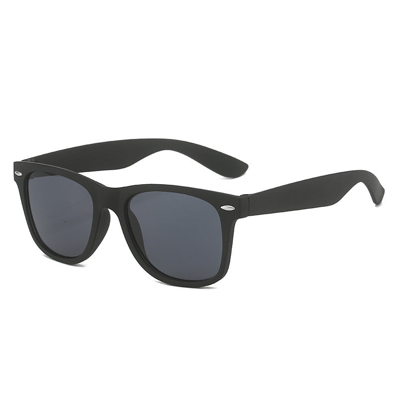 Lunettes de soleil rétro vintage style 80's – Unisexe – Look geek tendance – Étui inclus