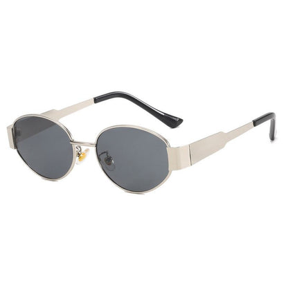 Lunettes de soleil ovales rétro – Œil de chat années 90, unisexe, verres UV400, style vintage été