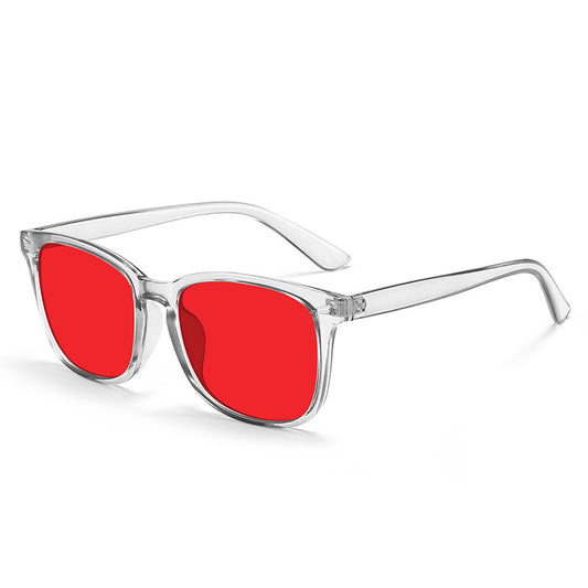 Lunettes de soleil demi-monture polarisées – Style rétro unisexe, protection UV400, confort léger