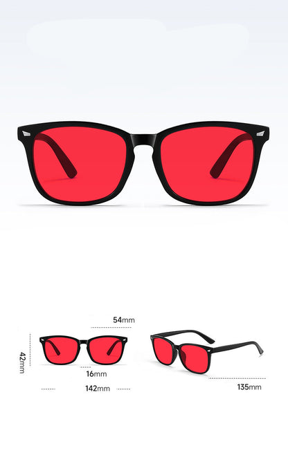 Lunettes de soleil demi-monture polarisées – Style rétro unisexe, protection UV400, confort léger
