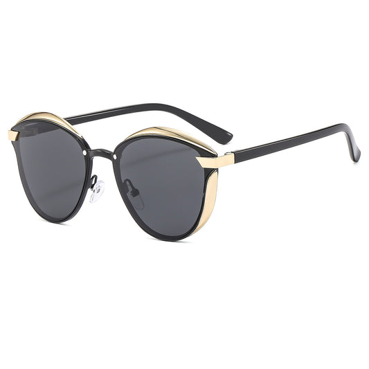 Lunettes de soleil femme polarisées – Style européen tendance, protection UV, effet amincissant visage rond